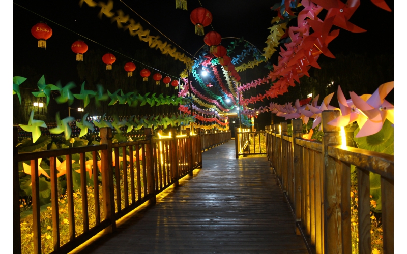 山東省濟(jì)南市章丘區(qū)白云湖景區(qū)景觀(guān)照明工程