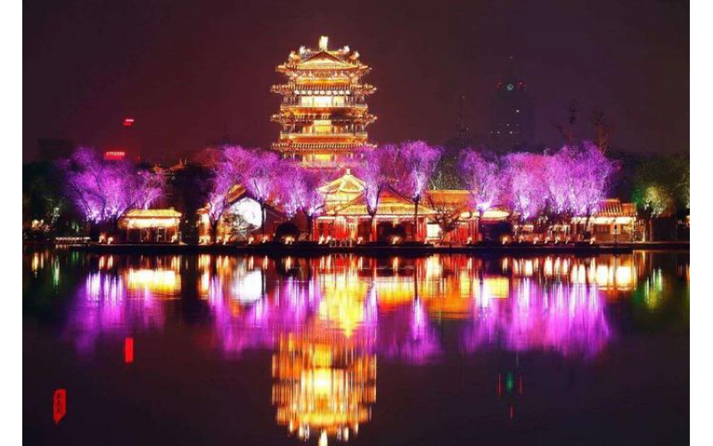 濟(jì)南亮化工程，濟(jì)南照明工程，濟(jì)南城市夜景亮化工程，濟(jì)南樓體亮化工程